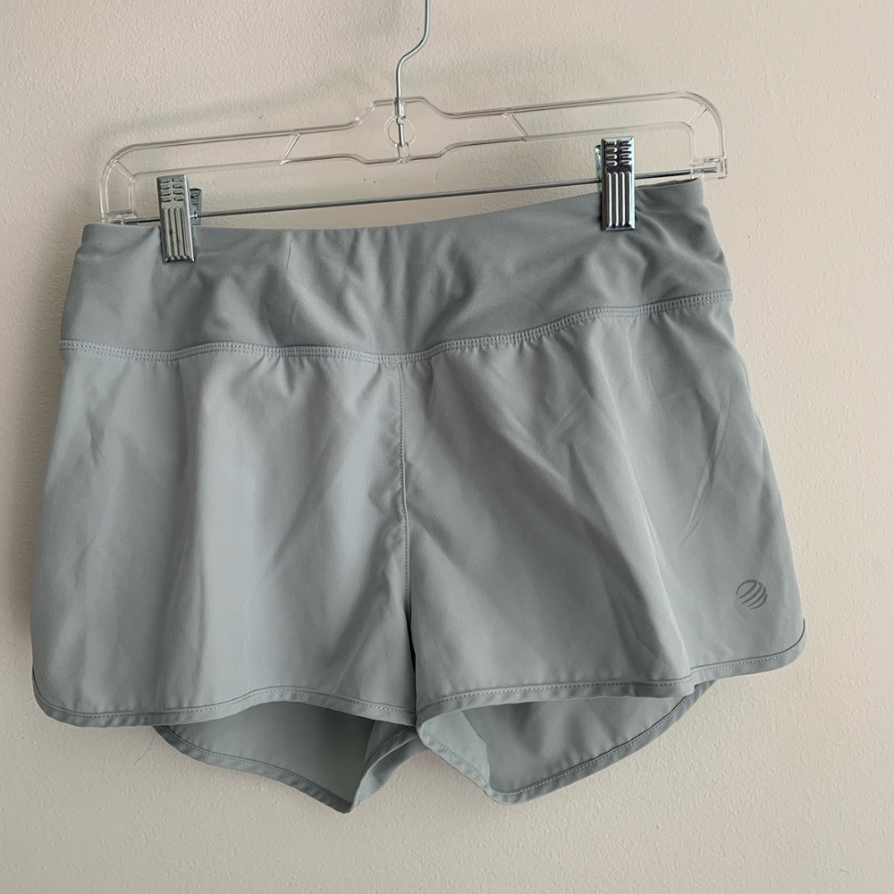Light blue/grey spandex shorts